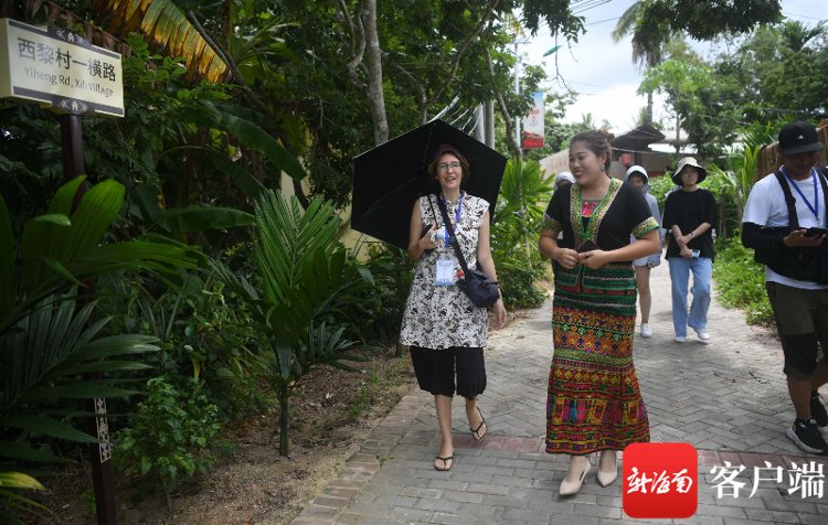 休闲|全媒体看海南丨采访团走进乐东西黎村 感受“休闲农庄+数字乡村”发展新动力