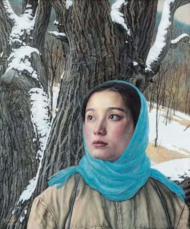  欣赏|迷茫的女知青——王国斌先生知青系列人物油画欣赏（图）