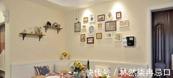 餐厅|90㎡三房,一进门是餐厅,设卡座实用又漂亮!给大家参考一下