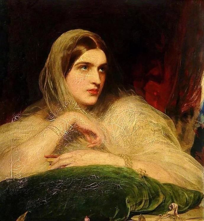 美人!英国艺术家詹姆斯·桑特人体油画中的美人,珠圆玉润,风情万种