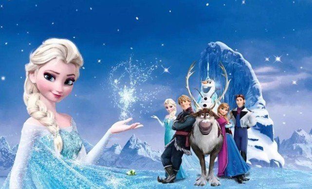 近距离|冰雪奇缘版本的粉笔画,这让谁舍得擦呀?网友:换块黑板吧!