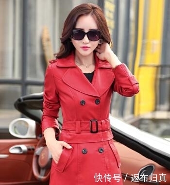 无意间发现:现在流行的“软皮衣”比风衣更利落,彰显出时尚魅力