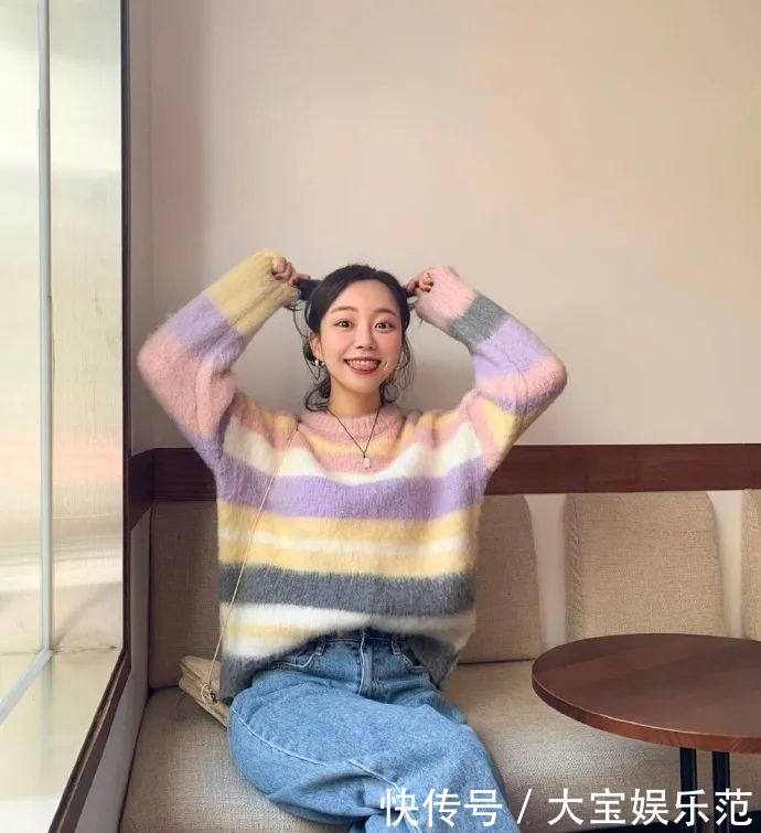 经典|韩系穿搭,KR秋冬简约风经典牛仔裤穿搭