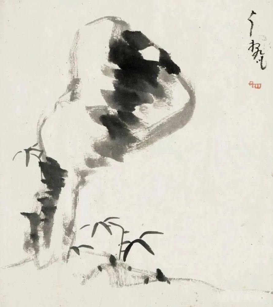 米氏$这套册页当不仅仅有山水也有花鸟，就是没有的是大红大绿的色彩