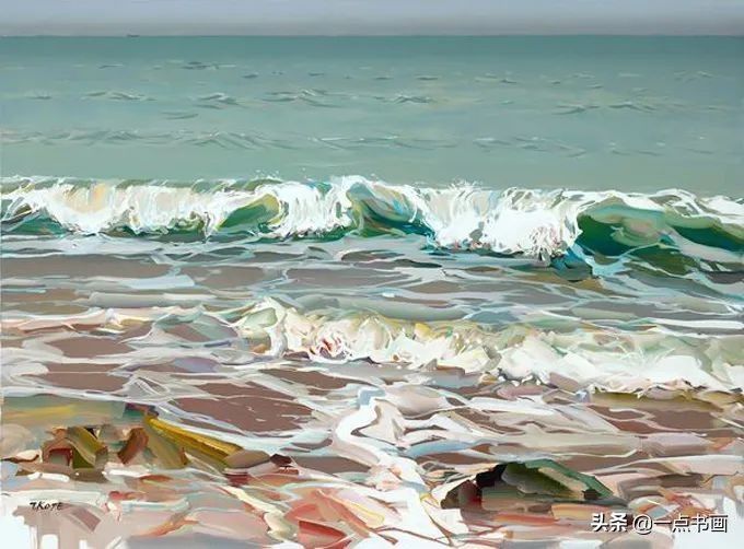 科特&他的绘画是光与色的交响乐,充满着前卫和时尚