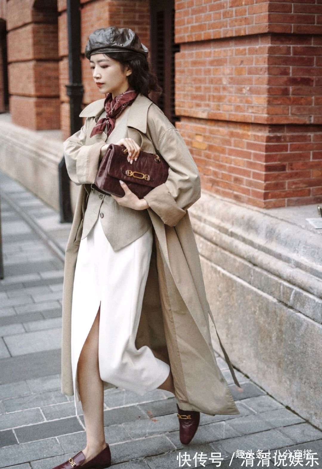 风衣|秋季风衣穿搭有讲究，看看三木的高级感穿搭，细节处处透着精致感