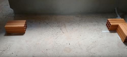 l型|厨房没装橱柜前，先用空心砖砌一个L型底座，没想到效果这么好！