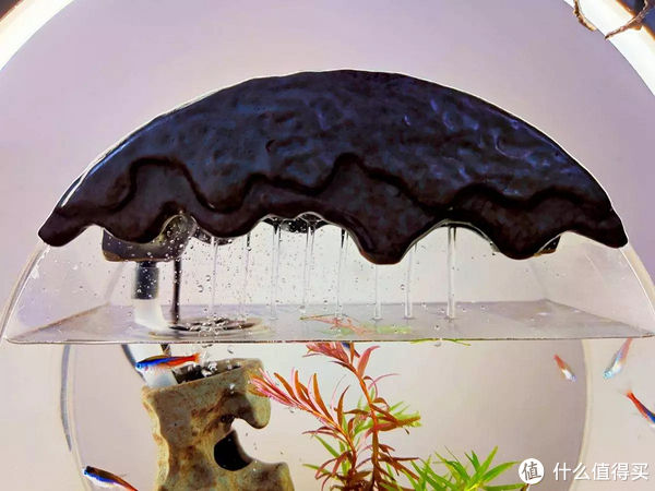 流水转运，遇水则发，讲究人一定要看下这款魔鱼水月洞天摆件鱼缸