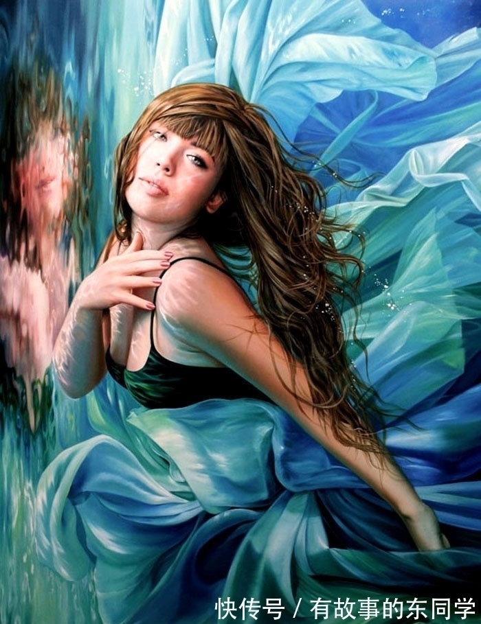 克洛斯#终极性感唯美,极致细节刻画——大师级别老奶奶的超写实神作