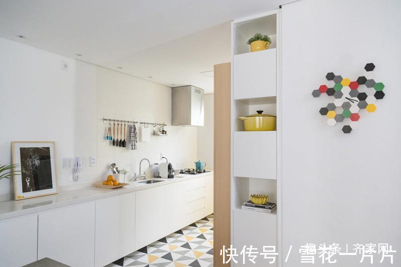 地中海|70平简约风,带有巴西的热情和爱!黑板墙设计,适合小朋友们学习