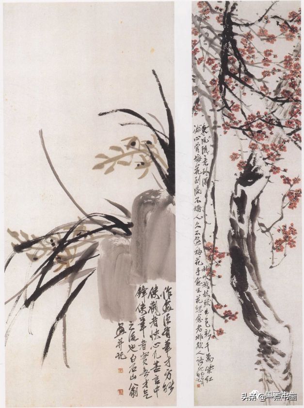 白石老人|赋梅兰竹菊松以新意——齐白石笔下的梅兰竹菊松