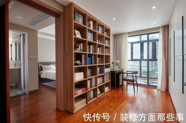 卧室|168平混搭风四居室,客厅以色调勾勒出一个恰如其分的蓝调区域