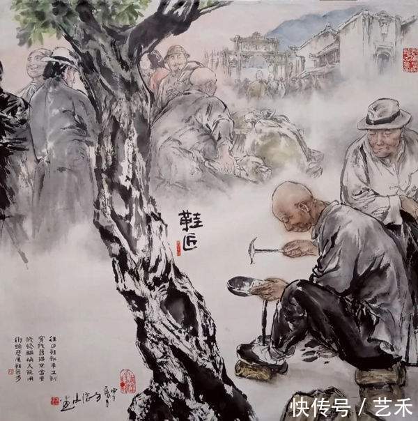 红与黑#方隆昌/澡雪精神——庆祝第24届冬奥会中国画24家学术邀请展