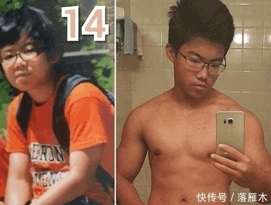 肌肉|17岁少年肌肉发达,为练腿等待两小时深蹲架,却被网友嘲笑身高