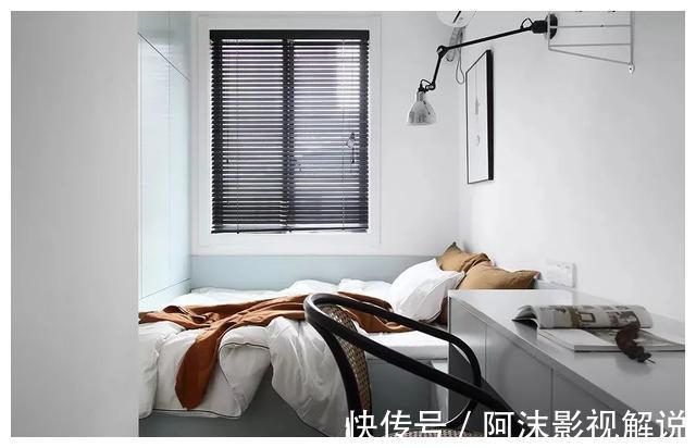 次卧|女生把70㎡顶楼户型，打造成舒适阳光美宅，充满了居住智慧！