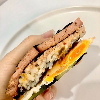 午餐肉|韩式方形紫菜包饭