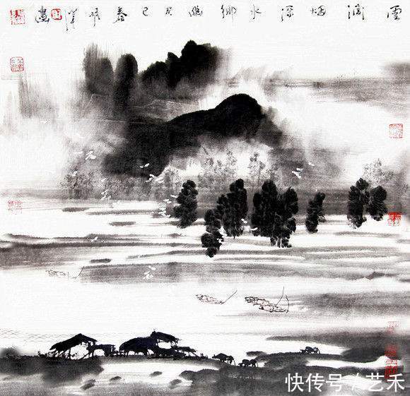 中国近现代名家画集#书画名家王明泽—神秘浪漫 超凡脱俗