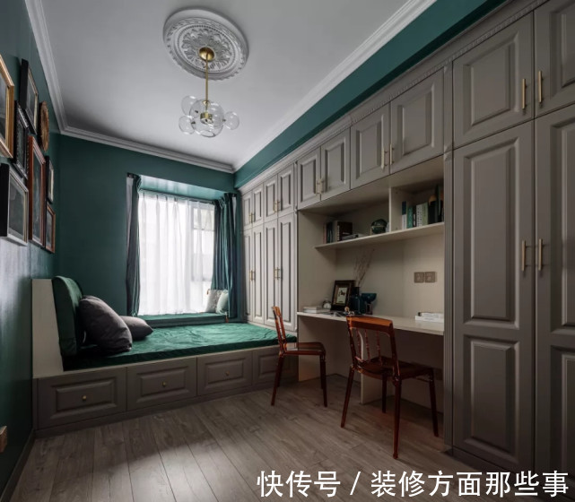 细节处|128平美式轻奢风三居室看起来就非常有档次,真是让人羡慕!