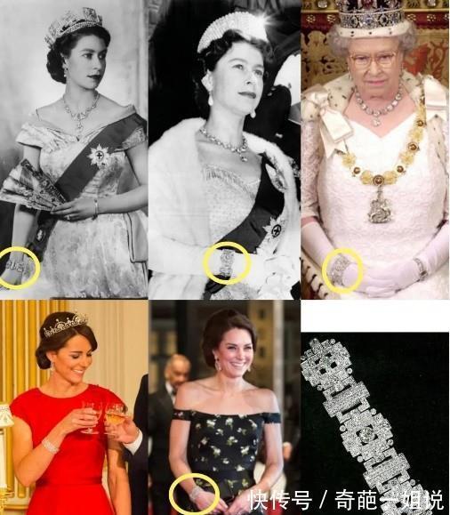 王室|39岁凯特八面玲珑，多次借戴铁公鸡女王私藏珠宝，卡米拉成透明人