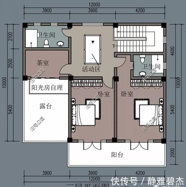 露台|农村建房位置好, 建个带商铺的户型把钱赚, 10套户型分享