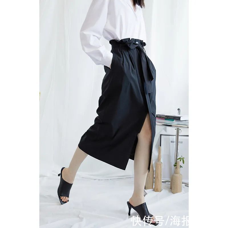 半裙|显瘦不挑人的半身裙，可能就是她们身上的这条了吧