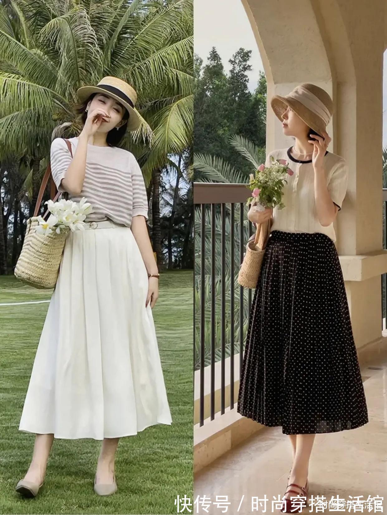 小技巧|夏季穿衣不用愁,掌握这4个穿搭技巧,减龄有气质,适合40岁女人