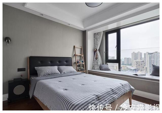 黑白灰+胡桃木|170㎡精装房大改造,黑白灰+胡桃木,打造高级质感美宅,晒晒!