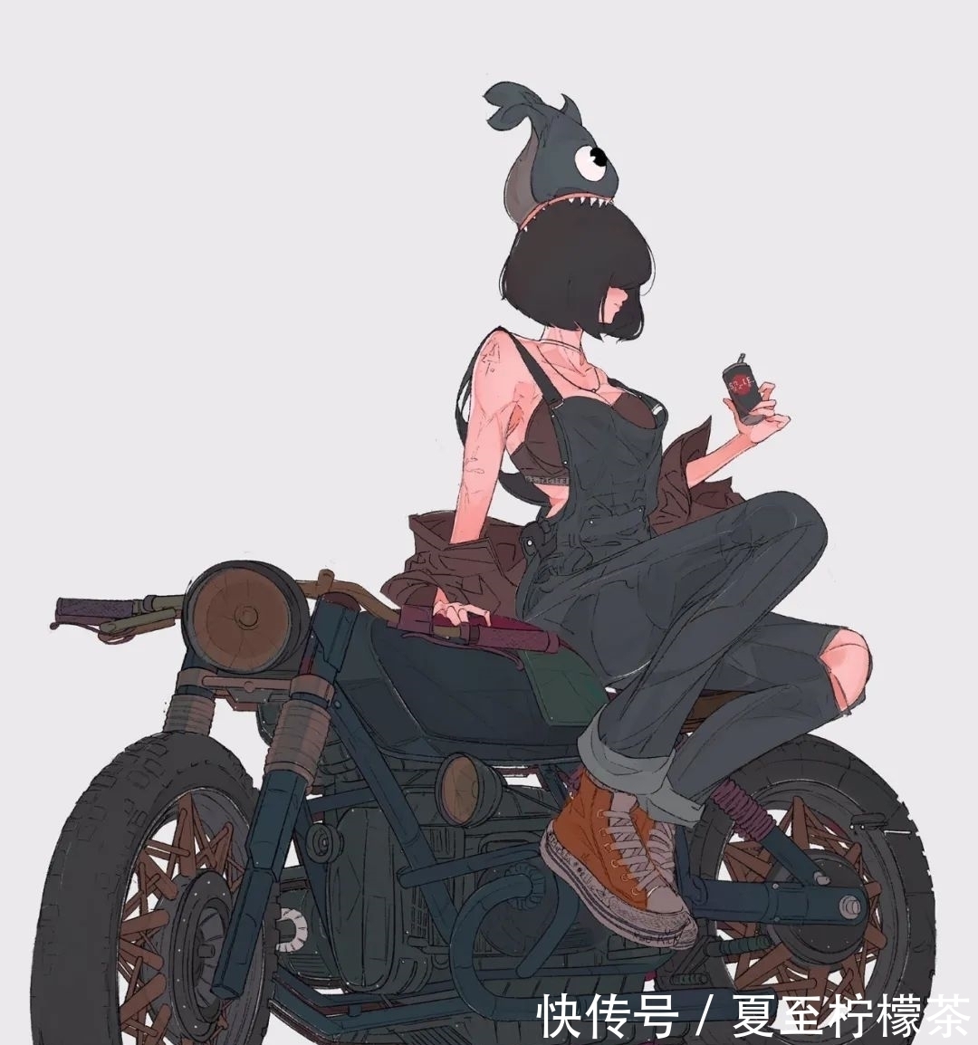 时尚风#插画师EllieMaplefox作品欣赏丨一大波甜酷头像壁纸来袭!