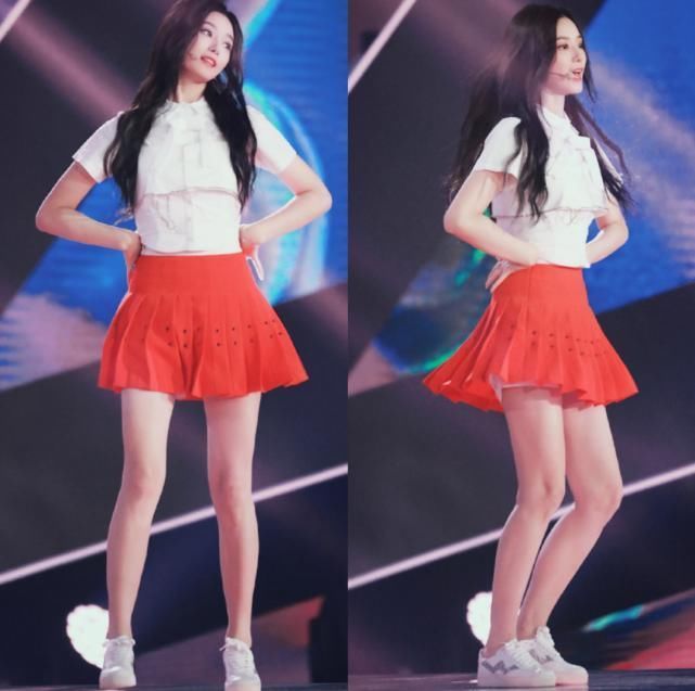 求徐艺洋别应要求穿洛丽塔裙,看她穿出的身材,简直可以上保险了