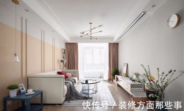 小姐姐|90㎡北欧轻奢风,粉红色的卧室设计很温馨