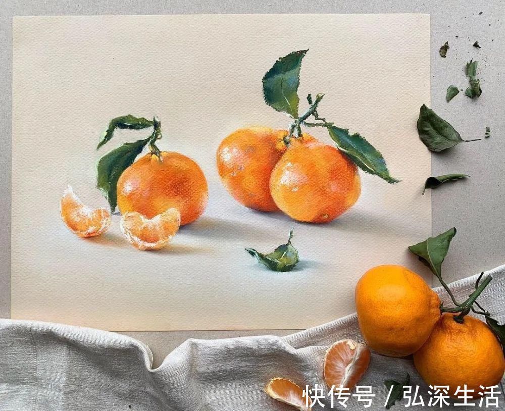 作画#太疯狂了！原来用粉笔画画，也可以这么美，简单几招教你，美到邻居羡慕嫉妒