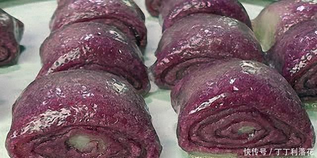 紫薯|紫薯水晶卷,软糯Q弹营养美味,大家吃了都说好