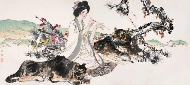 广美教授林墉笔下的女人体国画，俏丽、灵动，勾人魂魄，养眼！