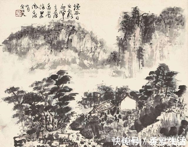 书画家#书法如何写得开张?他找到一个窍门,成为20世纪重要书画家