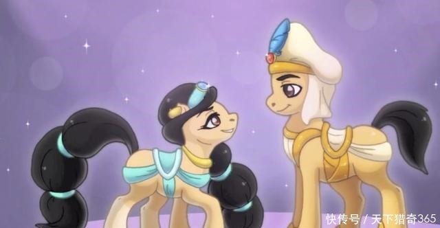 马宝莉的他们|当迪士尼动画中的情侣变成了小马宝莉,你们更喜欢谁呢