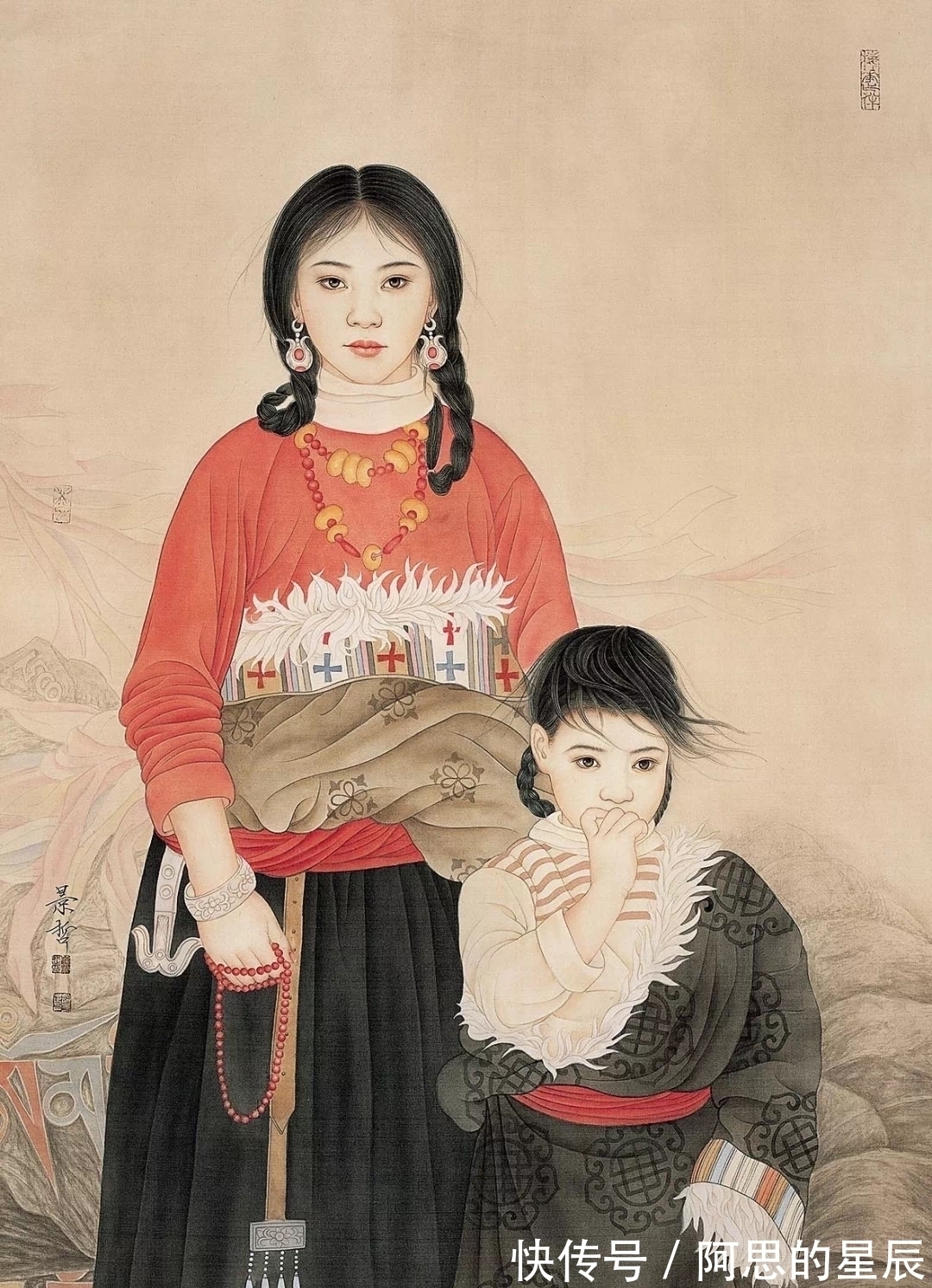 吴昌硕$崔景哲:传统工笔画的成功探索者,源于个人的艺术修养