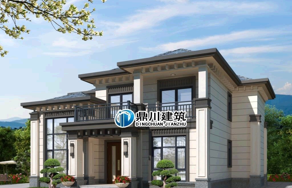 别墅|5款新中式二层农村别墅,低调大气,中式传统美永不过时