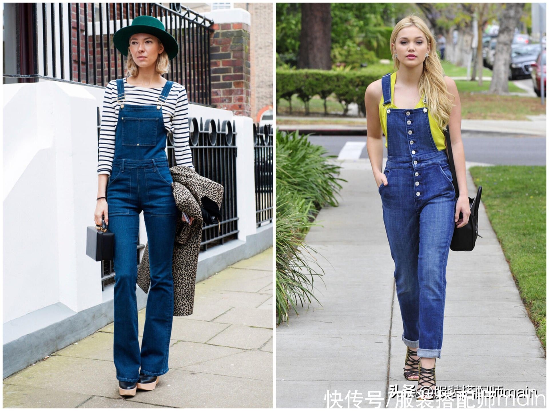 哪有什么完美身材，背带裤会搭比选对更重要