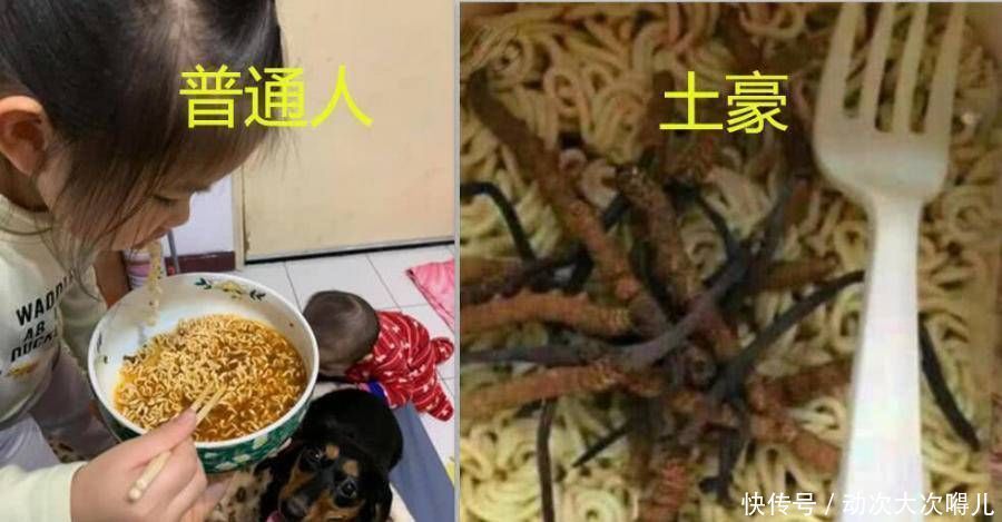 老百姓|吃不同等级的方便面老百姓与土豪劣绅,网友确认了眼睛,吃不起