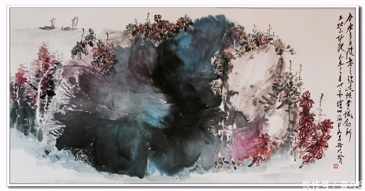 气韵|画家林明贤一一气韵氤氲色清淑天涯海角写苍润