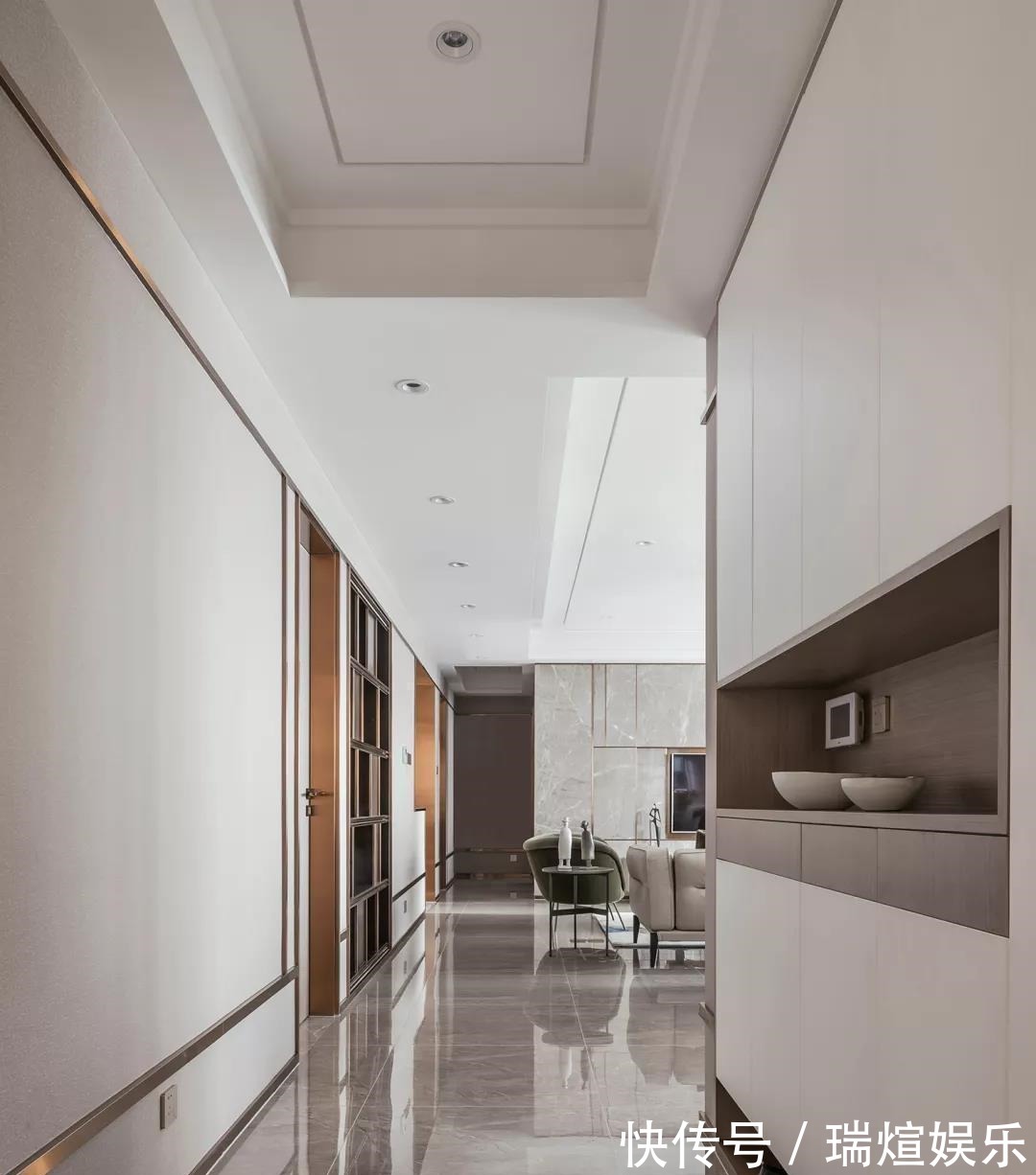 u形|206平轻奢大宅,一进屋就被吸引了每寸空间都散发着优雅气息