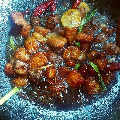 冰糖酱油|红烧肉家炖黄金豆