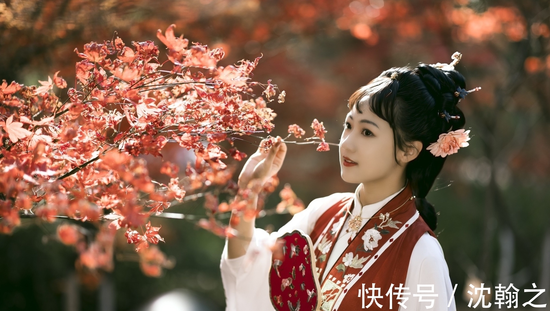 三秋&原创对联·十九副丨浮云碧水皆知己,修竹疏花俱美人