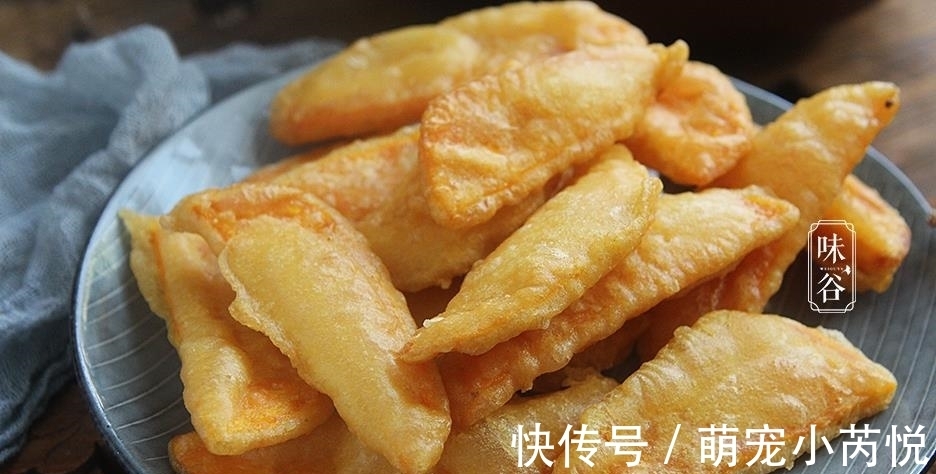 红薯片|红薯新吃法，加上面粉，酥香美味，一周吃3次也吃不腻，比零食香