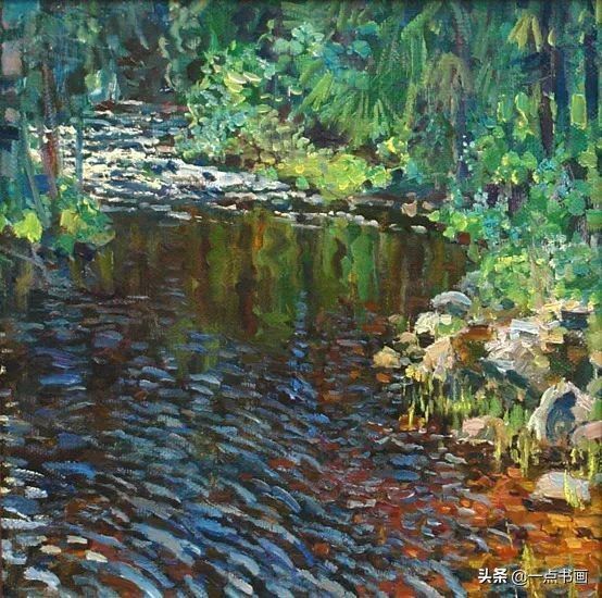 美术学院#阿巴库莫夫：被誉为俄罗斯的金笔，其画笔下都是净化的世界