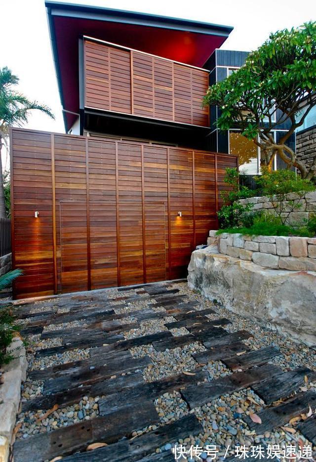 石板|我要是有个院子我也这样装!鹅卵石铺院子,没想到竟能这么美!