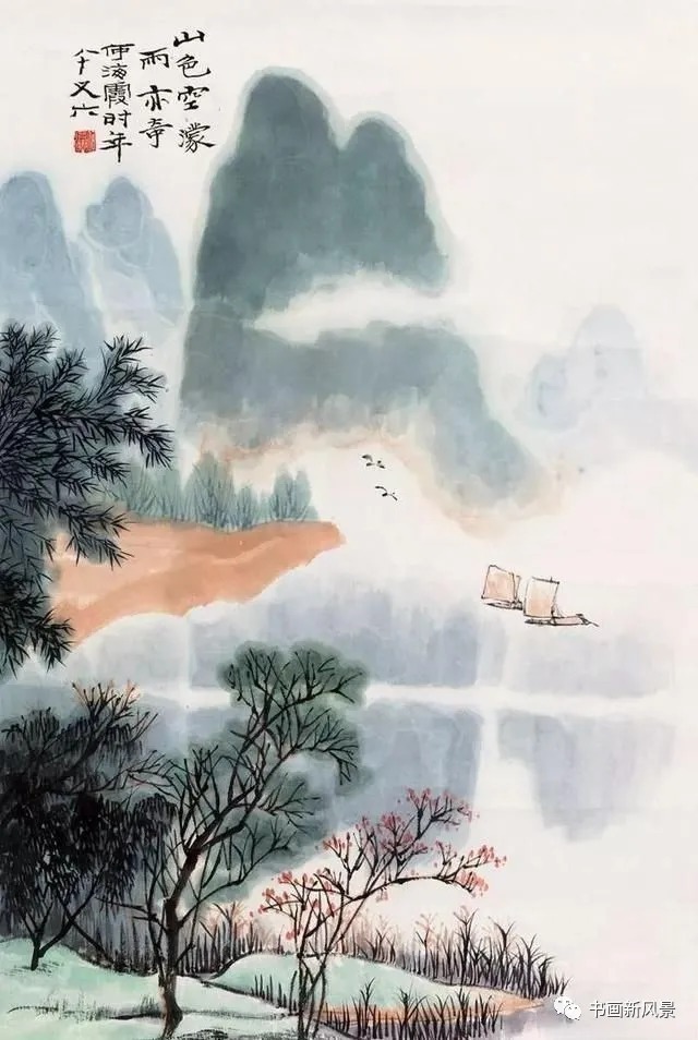 石鲁@不愧是大师!这小品画成了仙境!