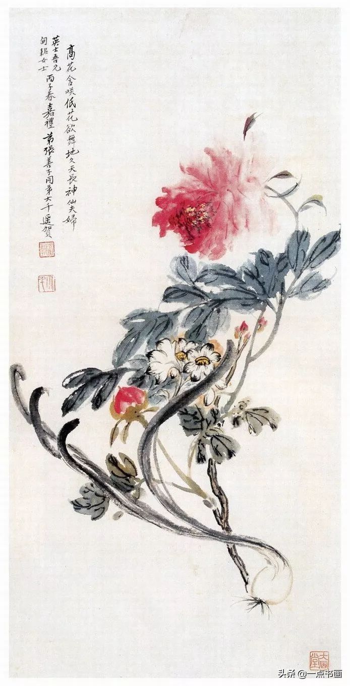 工笔&张大千 花鸟画100幅高清欣赏