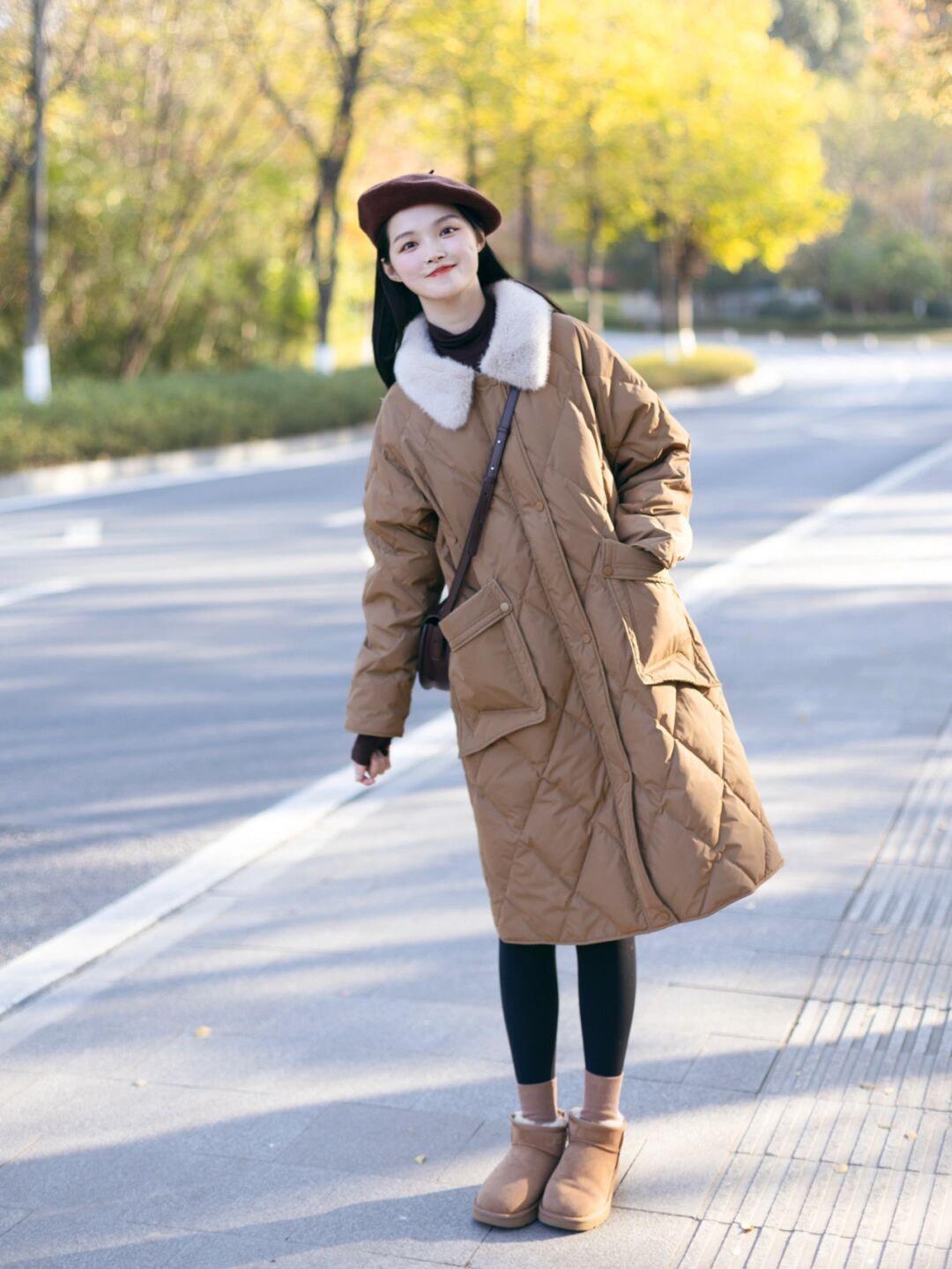 上身 冬天必备的这几件厚外套,谁穿谁好看,搭配鲨鱼裤,显瘦又百搭!