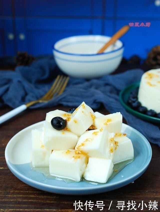 玉米淀粉|2盒牛奶4勺淀粉,做一个好吃不长肉的小点心,软嫩Q弹做法简单